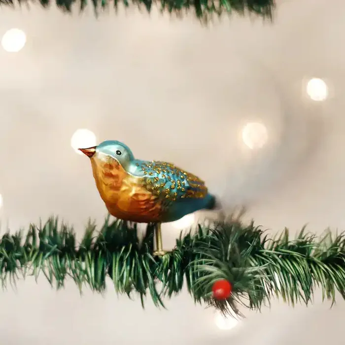 Forest Finch Clip-on Ornament