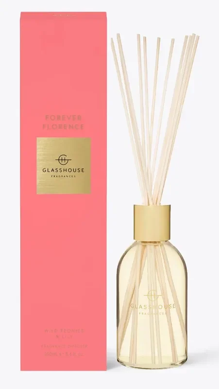 Forever Florence 8.4 fl. oz. Fragrance Reed Diffuser – Glasshouse Fragrances