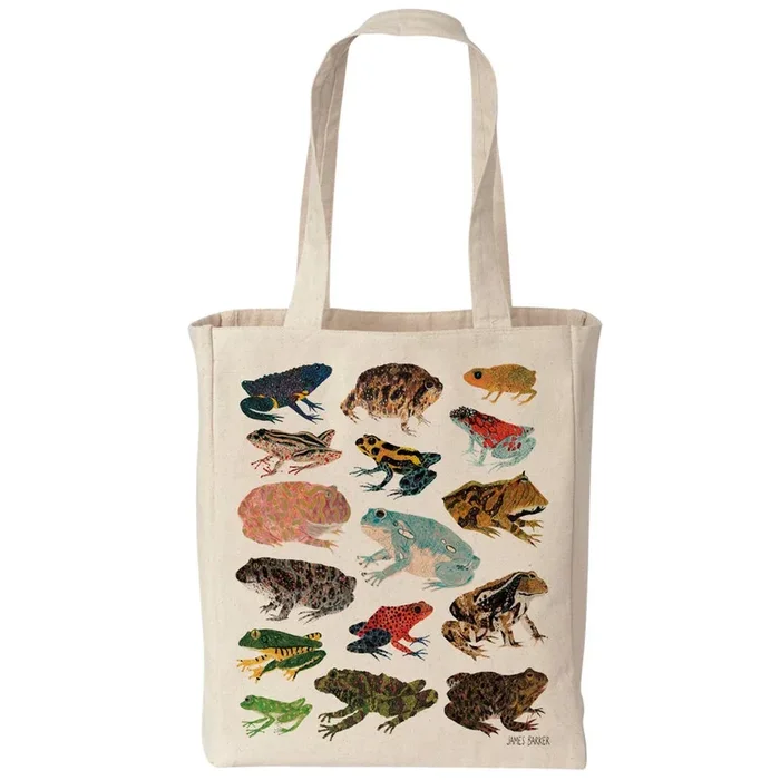 Frogs Canvas Tote Bag