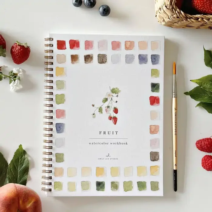 Fruit Watercolor Workbook