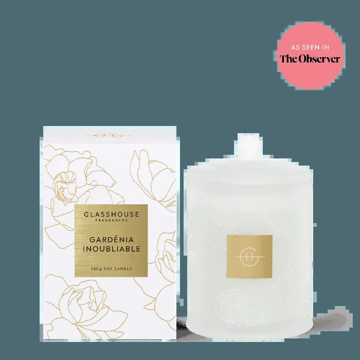 Gardenia Inoubliable 13.4 oz. Candle – Glasshouse Fragrances