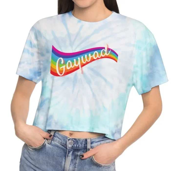 Gaywad Women‘s Tie-Dye Crop Tee