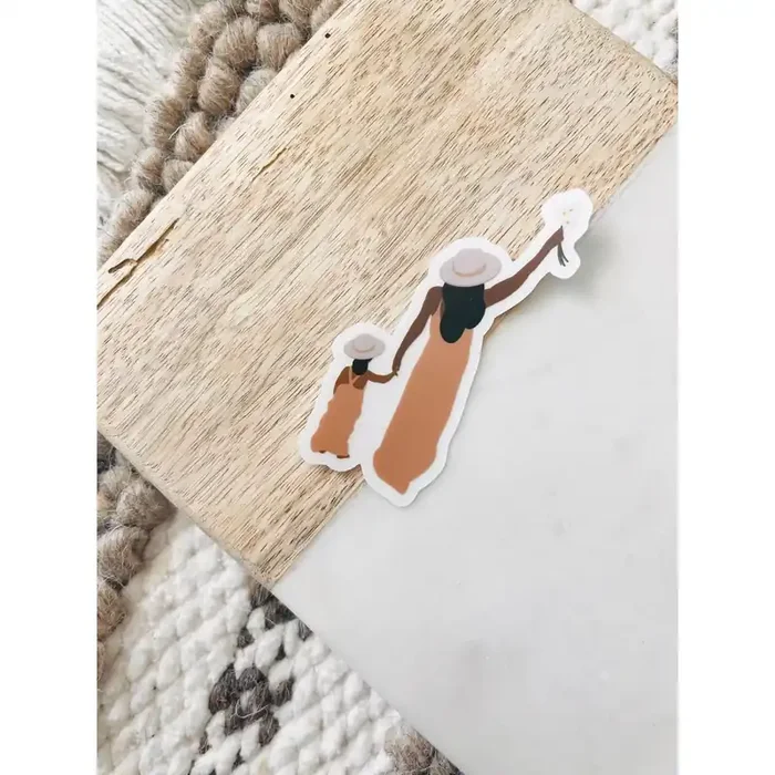 Girl Mama Waterproof Vinyl Sticker