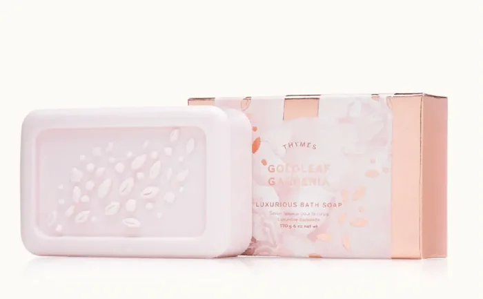 Gold Leaf Gardenia Bar Soap – Thymes