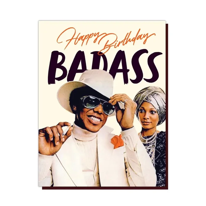 Happy Birthday Badass Greeting Card