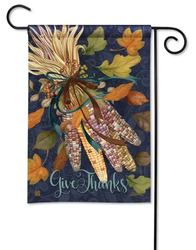 Harvest Corn Garden Flag