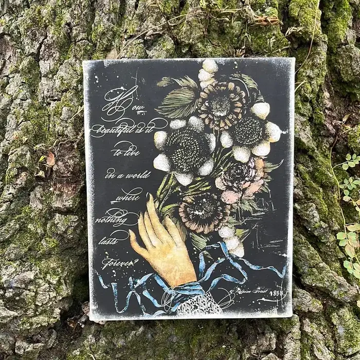 How Wonderful It Is Small Stretched Canvas