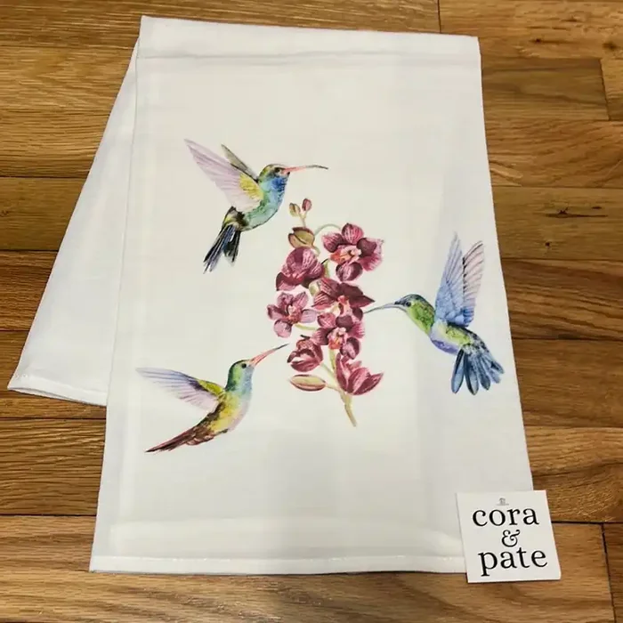 Hummingbird Trio Flour Sack Towel