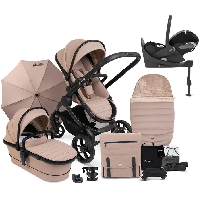 iCandy Peach 7 Complete Cybex Bundle in Cookie