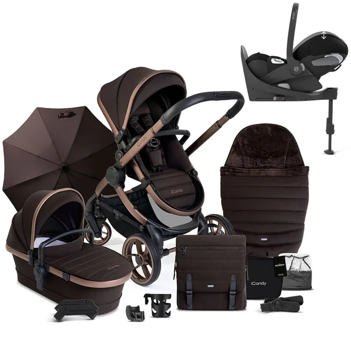 iCandy Peach 7 Complete Cybex Bundle in Pecan