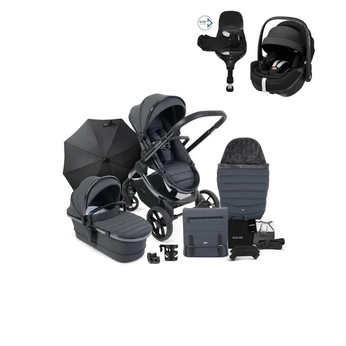 iCandy Peach 7 Pebble 360 Pro2 Complete Bundle – Dark Grey