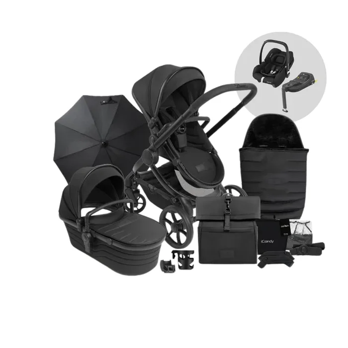 iCandy Peach 7 STUDIO Complete Bundle with Maxi-Cosi Cabriofix & Base