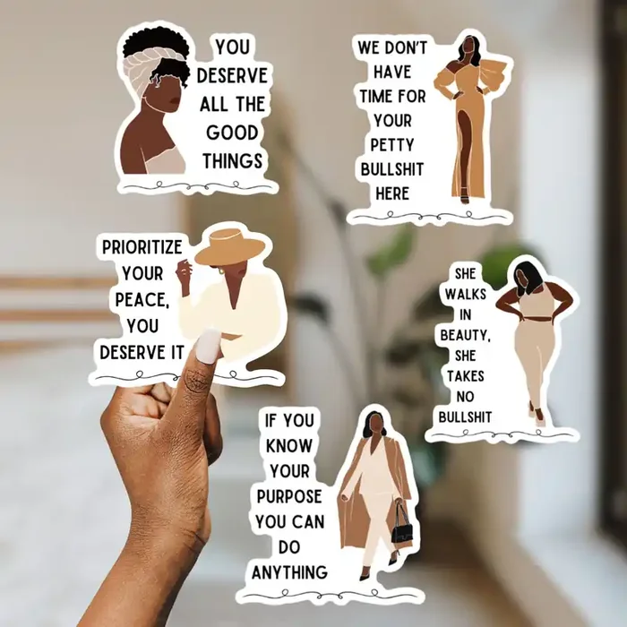 Inspiring Women Sticker Bundle Laptop Phone Water Bottle Vinyl Motivational Decals