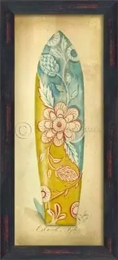 Island Style Framed Print 13″ x 26″