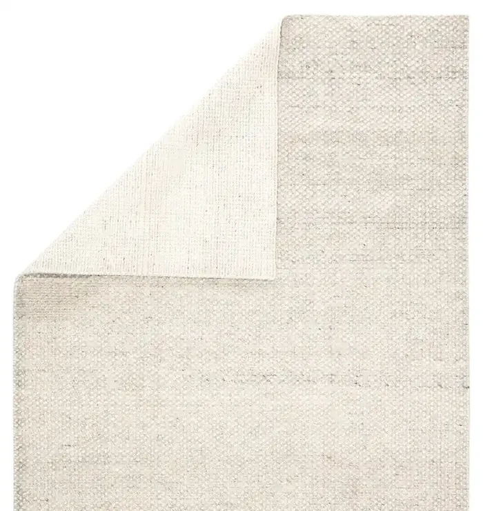 Jaipur Living Crispin Indoor/ Outdoor Solid Ivory/ Gray Area Rug (REBECCA – RBC05)