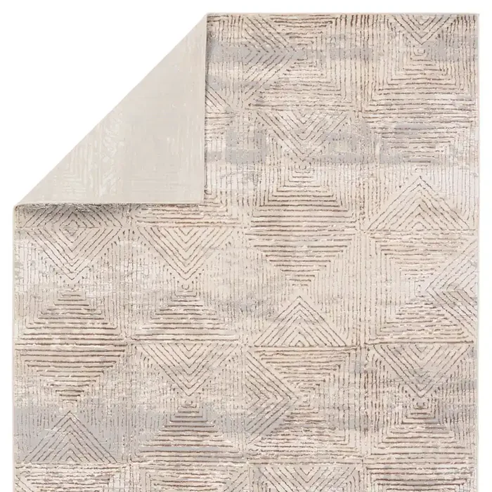Jaipur Living Eshe Geometric Tan/Bronze Area Rug (CATALYST – CTY34)