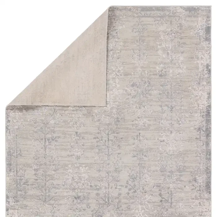 Jaipur Living Fortier Floral Silver/Slate Area Rug (CIRQUE – CIQ47)