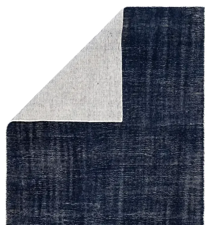 Jaipur Living Limon Indoor/ Outdoor Solid Blue/ White Area Rug (REBECCA – RBC06)