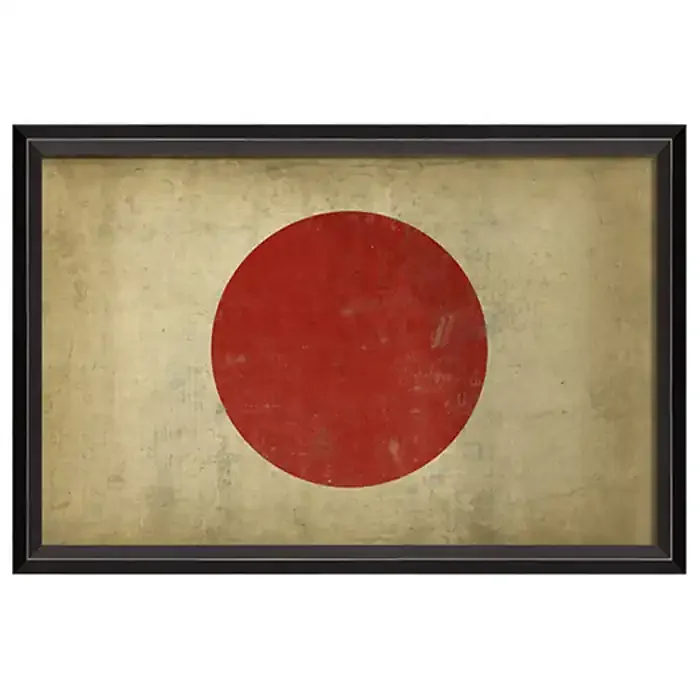Japanese Flag Framed Print 17″ x 25″