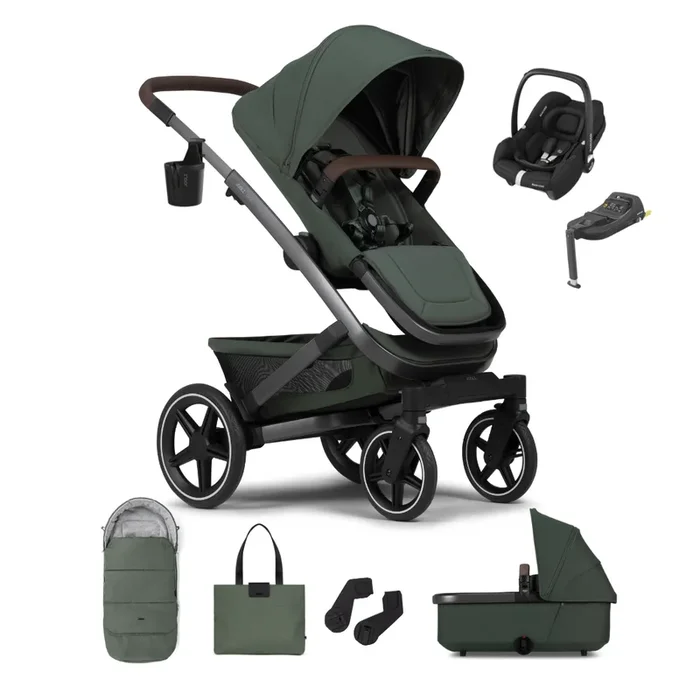 Joolz Geo3 Pushchair & Maxi-Cosi Cabriofix Bundle – Forest Green