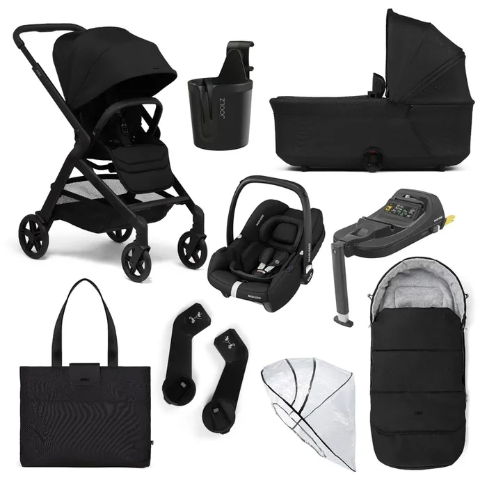 Joolz Hub2 8 Piece Maxi-Cosi Pram Bundle – Space Black