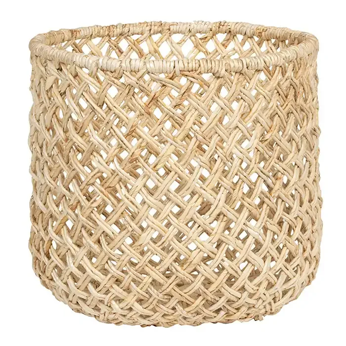 Kearny Bleached Banana Bark Basket