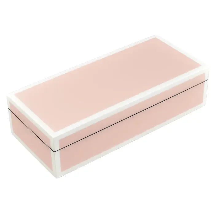 Lacquer Long Pencil Box (Paris Pink)