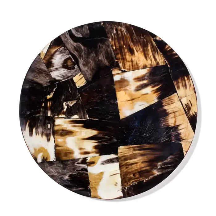 Ladorada Horn Veneer Round Centerpiece 16″