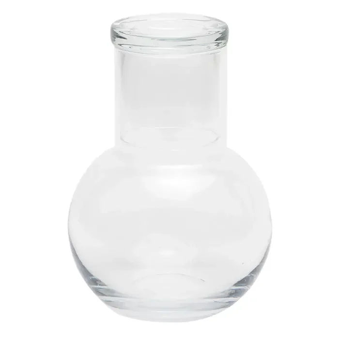 Lausanne Round Hand Blown Glass Carafe (Clear)
