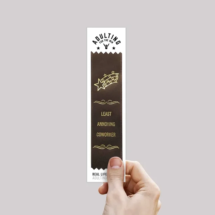 Least Annoying Coworker Award Ribbon on Gift Card