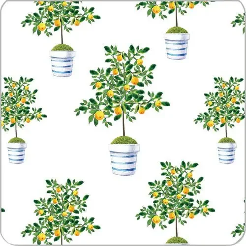 Lemon Tree Paper Coasters – WH Hostess Social Stationary