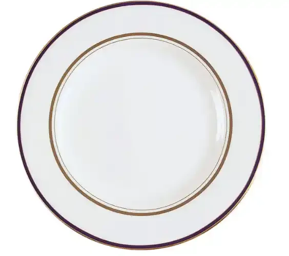 * Library Lane Navy Salad Plate – Lenox