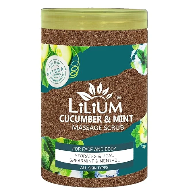 Lilium Foaming Massage Scrub Cucumber & Mint