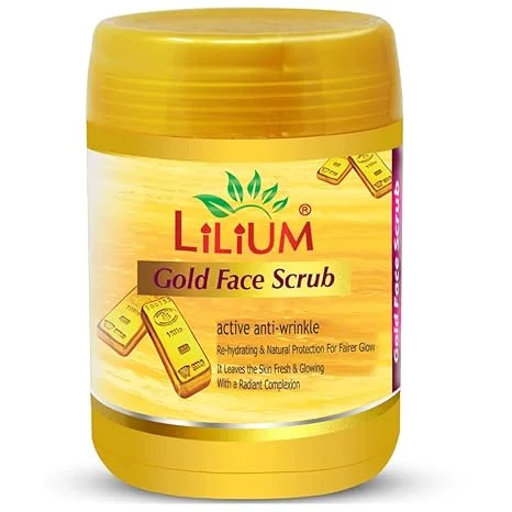 Lilium Herbal Gold Anti-Wrinkle Face Scrub – 900 ml