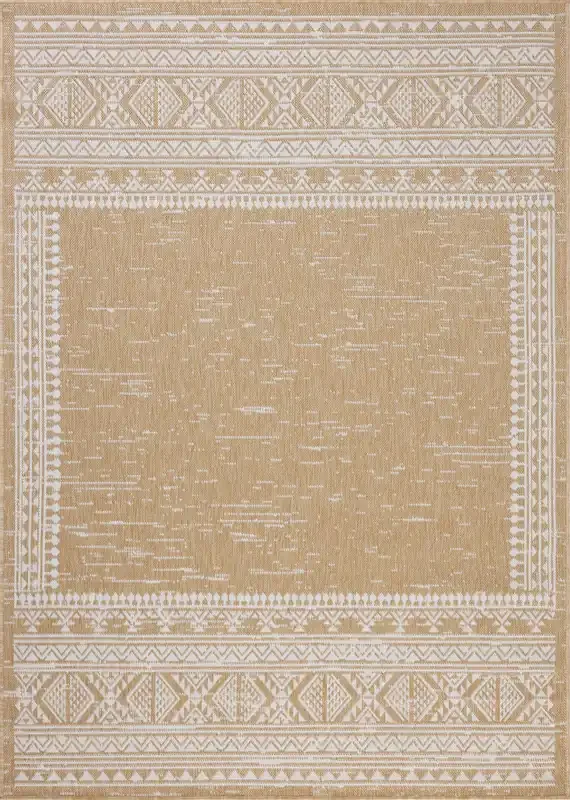 Loloi Easton Ivory / Wheat Indoor/Outdoor Accent Rug (ESN-01)