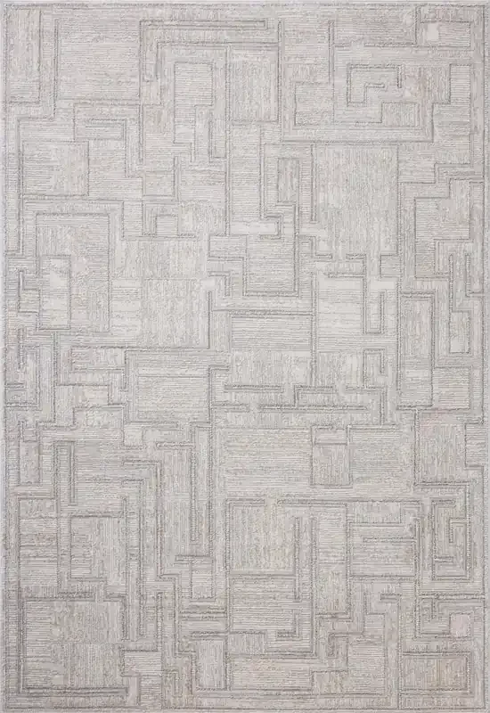 Loloi Hollis Grey / Ivory Area Rug (HOL-01)