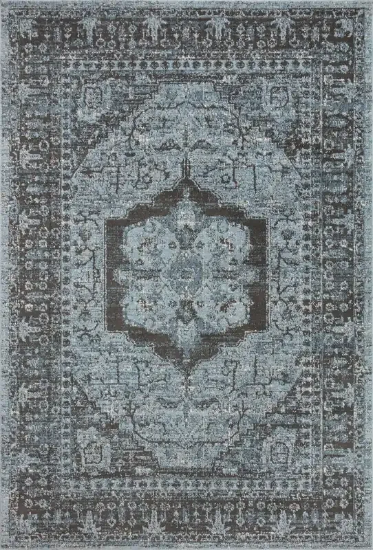 Loloi II Odette Sky / Charcoal Area Rug (ODT-08)
