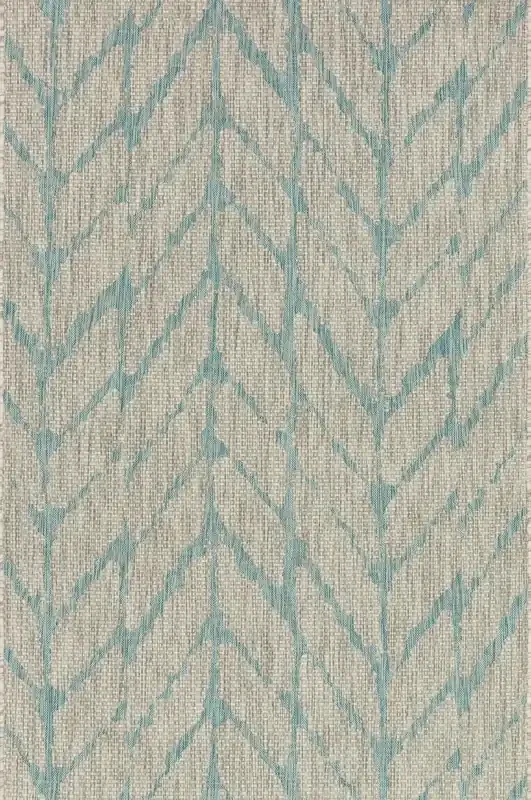 Loloi Isle Mist / Aqua Indoor/Outdoor Accent Rug (IE-02)