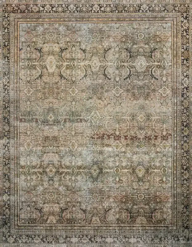 Loloi Layla Olive / Charcoal Accent Rug (LAY-03)