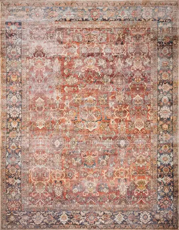 Loloi Layla Spice / Marine Accent Rug (LAY-02)