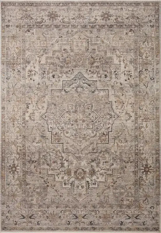 Loloi Lyra Natural / Gold Accent Rug