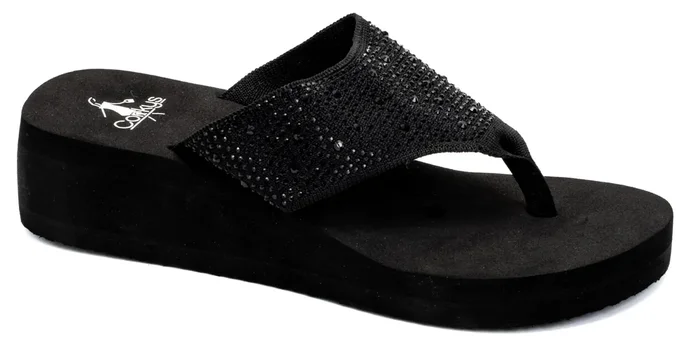Long Time No Sea Sandal • Black