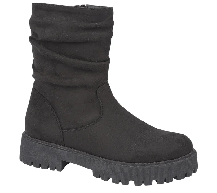 Luisa Slouch Ankle Boot – BLACK