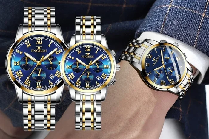 Luminous Quartz Wrist Watch – Shine Every Hour in Style!