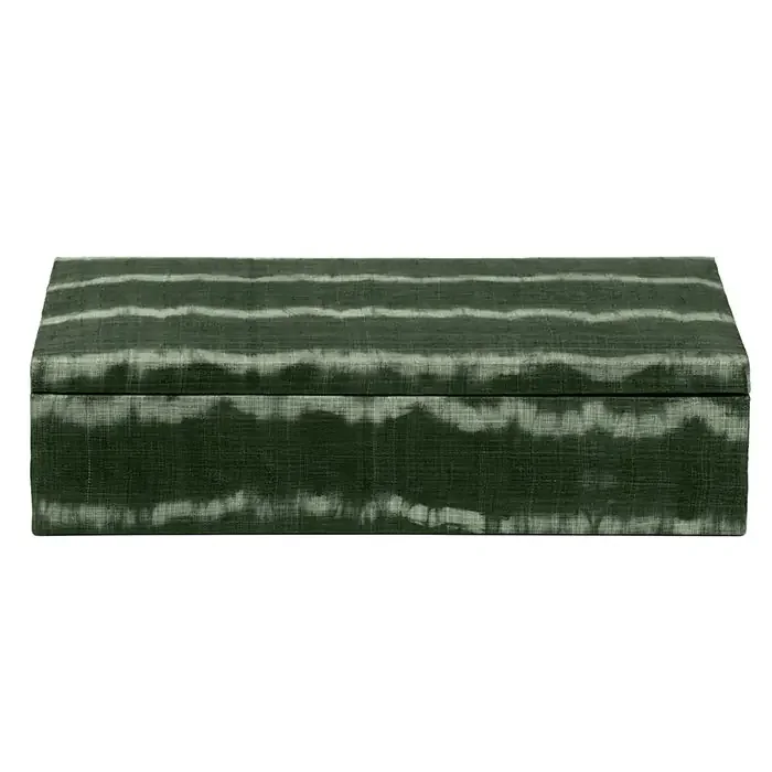 Maili Large Green Tie Dye Abaca Box
