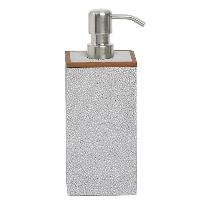 Manchester Faux Shagreen Soap Pump – XL (Ash Gray)