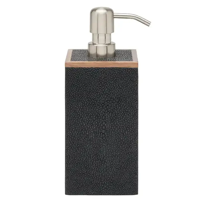 Manchester Faux Shagreen Soap Pump – XL (Black)