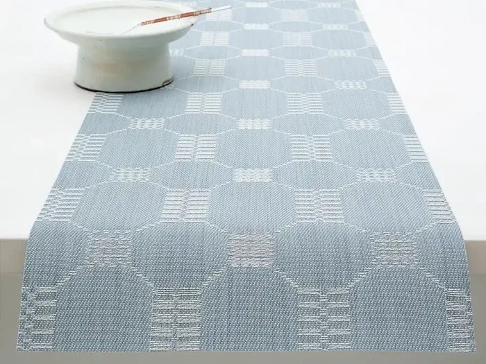 Martha Stewart x Chilewich Coverlet Table Runner (Sea)