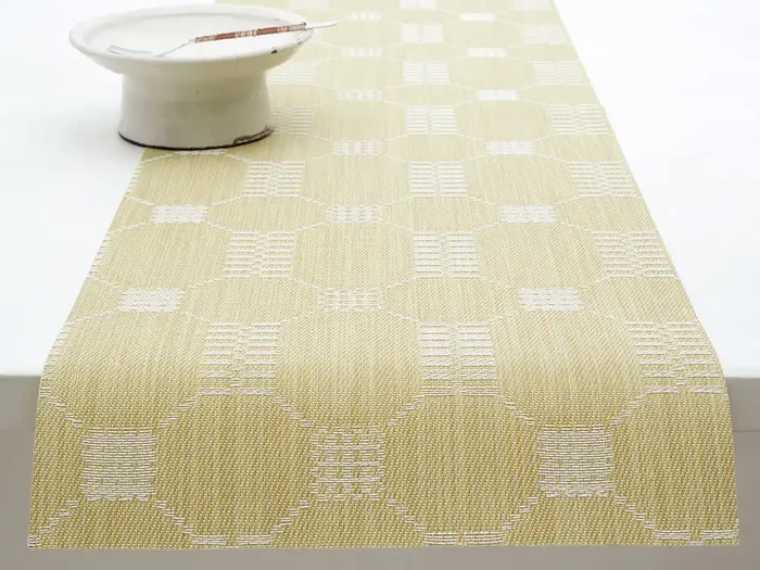 Martha Stewart x Chilewich Coverlet Table Runner (Wheat)