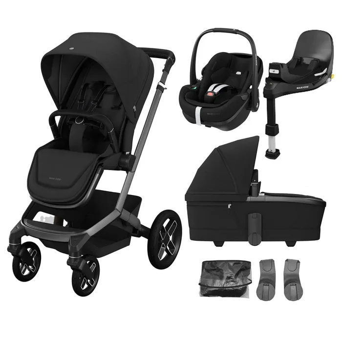 Maxi-Cosi FAME Travel System (Pebble 360 Pro 2 & Base KIT) in Twillic Black